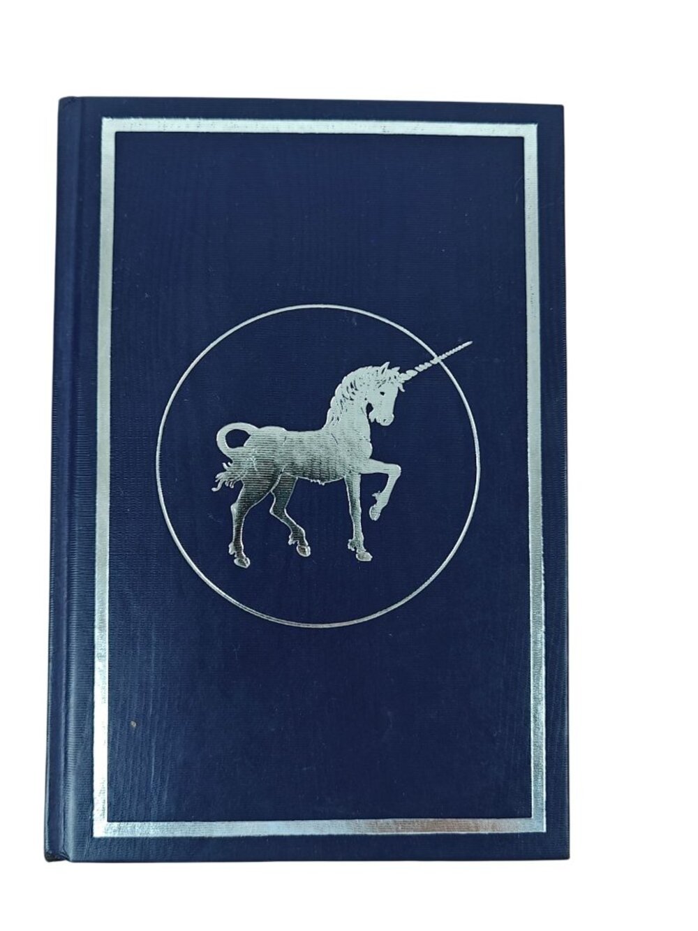 Vintage Anything Book Navy Unicorn Lined Journal Hardcover Diary Notebook Unused
